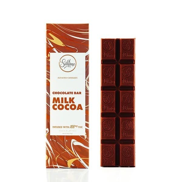 Milk Chocolate Bar 1000mg